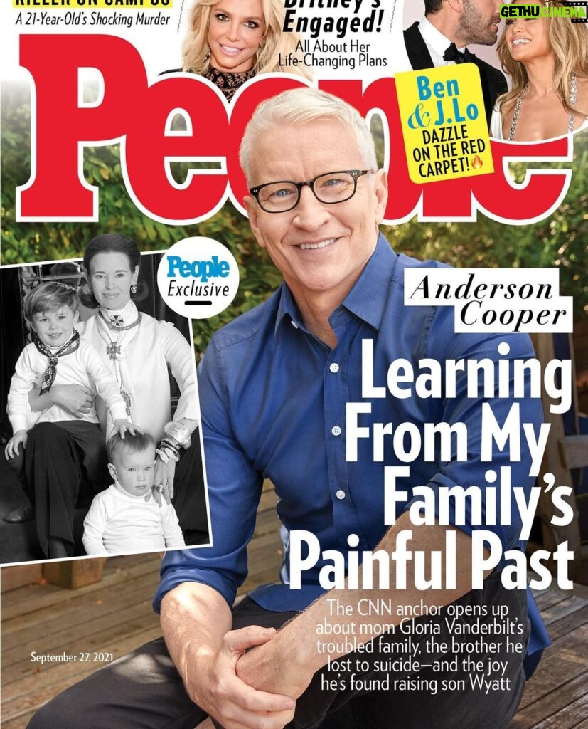 Anderson Cooper Instagram - I spoke with @people about my new book Vanderbilt -The Rise and Fall of an American Dynasty, which is in many ways a letter to my son. The book comes out Sept 21. link in bio above. Thanks for the lovely photos @wattsupphoto, and thank you all for the kind messages and support!