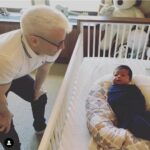 Anderson Cooper Instagram - I could stare at @bravoandy’s son all day long. And i sort of want to be swaddled too. photo by @bravoandy