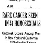 Anderson Cooper Instagram - 37 years ago today this article appeared in the @nytimes... page A20. Know your history... and never forget. Follow @lgbt_history, @theaidsmemorial, @onearchives, @thechristopherstreetreader, @whereloveisillegal, @nyclgbtsites on instagram. photo credit @lgbt_history #Whatisrememberedlives