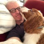 Anderson Cooper Instagram - Trying to nap, but my dog has other plans.