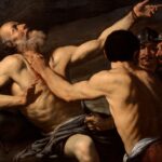 Anderson Cooper Instagram - Just came across this painting by 17th century Italian artist, #AndreaVaccaro, who was heavily influenced by #Caravaggio and #Ribera. Entitled “Saint Lawrence Led To His Martydom,” it now joins two other similar works by Vaccaro that I love. Thanks @colnaghi1760