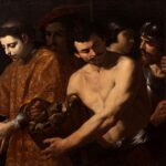 Anderson Cooper Instagram - Just came across this painting by 17th century Italian artist, #AndreaVaccaro, who was heavily influenced by #Caravaggio and #Ribera. Entitled “Saint Lawrence Led To His Martydom,” it now joins two other similar works by Vaccaro that I love. Thanks @colnaghi1760