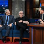 Anderson Cooper Instagram - When you have a laugh attack with your bestie. 😂 😂 😂 Tag the @bravoandy to your @andersoncooper #Colbert 😂
