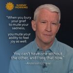 Anderson Cooper Instagram - @andersoncooper reflects on his personal struggle with unexpected grief, sorting through family memories and advocating for breaking the silence around loss.