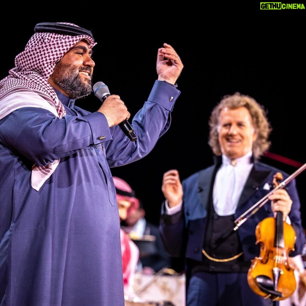 André Rieu Instagram - Feeling the Bahrain love long after the final encore! 🎵🤍❤️ Enjoy the 2023 Bahrain concert on the official André Rieu YouTube Channel. Link in stories and bio. #bahrain @aldana_amp #concert #livemusic #andrerieu #johannstraussorchestra #andrerieu #violin Kingdom of Bahrain