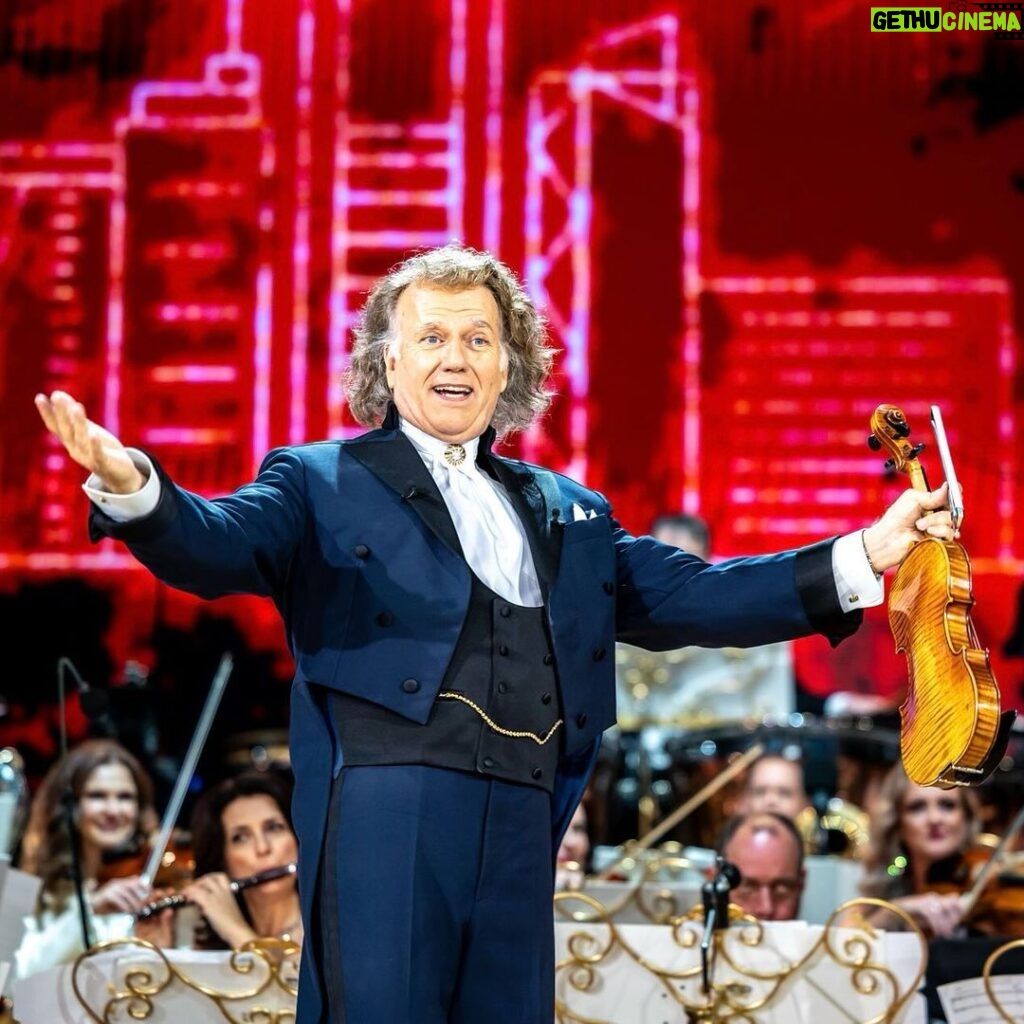 André Rieu Instagram - Feeling the Bahrain love long after the final encore! 🎵🤍❤️ Enjoy the 2023 Bahrain concert on the official André Rieu YouTube Channel. Link in stories and bio. #bahrain @aldana_amp #concert #livemusic #andrerieu #johannstraussorchestra #andrerieu #violin Kingdom of Bahrain