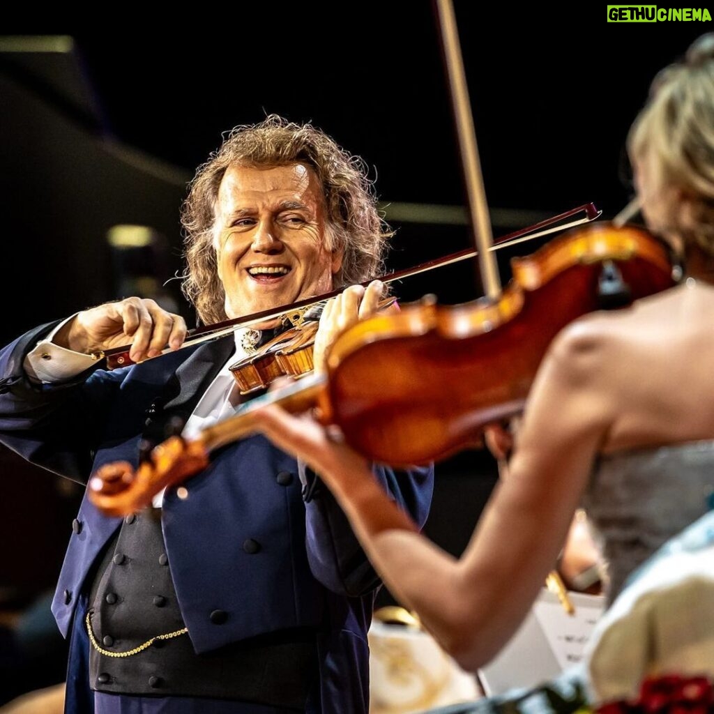 André Rieu Instagram - Feeling the Bahrain love long after the final encore! 🎵🤍❤️ Enjoy the 2023 Bahrain concert on the official André Rieu YouTube Channel. Link in stories and bio. #bahrain @aldana_amp #concert #livemusic #andrerieu #johannstraussorchestra #andrerieu #violin Kingdom of Bahrain