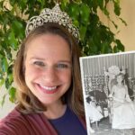 Andrea Barber Instagram - Today I turn 45. 🥳 Every year my mom takes a picture of me wearing the “birthday crown,” which is the same crown she wore the night she was crowned Prom Queen in high school - also coincidentally, the same night my dad proposed to her 60 years ago! 💍 This is my first birthday without her. Today I’m filled with gratitude for her, this tradition she started 45 years ago, and all of these priceless pictures. What a gift! The last thing she gave me was this crown. I promised her I would solder the parts that have come loose and keep it safe forever. 💞👑 Thanks, Mom. I miss you. 💫