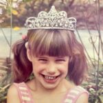 Andrea Barber Instagram - Today I turn 45. 🥳 Every year my mom takes a picture of me wearing the “birthday crown,” which is the same crown she wore the night she was crowned Prom Queen in high school - also coincidentally, the same night my dad proposed to her 60 years ago! 💍 This is my first birthday without her. Today I’m filled with gratitude for her, this tradition she started 45 years ago, and all of these priceless pictures. What a gift! The last thing she gave me was this crown. I promised her I would solder the parts that have come loose and keep it safe forever. 💞👑 Thanks, Mom. I miss you. 💫