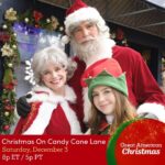 Andrea Barber Instagram - Can we get a round of Santa-plause for this adorable photo?? 👏🏻👏🏻🎅🏻🤶🏻 Don’t miss CHRISTMAS ON CANDY CANE LANE this Saturday, December 3rd on @gactv! ❤️💚 #ChristmasOnCandyCaneLane