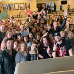 Andrea Barber Instagram - It’s been a while since I’ve posted one of these! Small audience tonight - praying for everyone affected by the fires! 🙏🏻 Warner Brothers Studios - Burbank, CA