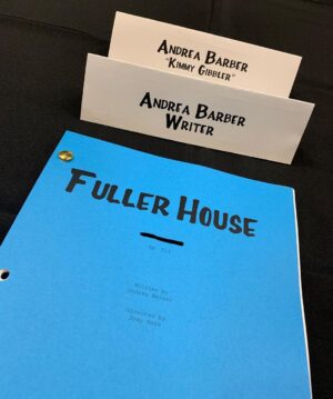 Andrea Barber Instagram - Sweet cheese, my first table read as the writer! 🖊🎬