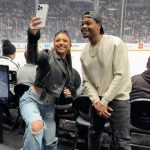 Andrew Bachelor Instagram - First and last hockey game 🏒✌🏾 w/ @ashleynocera @boomercasserly @vinnyfasline