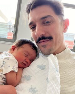 Andrew Schulz Instagram - Shiloh Jean Schulz. Welcome to the world my love. ❤️ You’ve got such an amazing journey ahead of you. I can’t wait to see it unfold. One day I’ll tell you the story of everything your mom went through to get you here. What an incredible woman you have look up to. We got lucky 😘. I hope I do a good job as your dad. It will be the one thing I judge my life on before I pass. I know you can’t read any of this yet but I am deliriously happy you’re here. I love you so much. ❤️ PS. Thank you for giving mom these colossal tits. We call them “The Heavies”. They’re really awesome. I’ve noticed you’ve been enjoying them too. We’ve got so much in common already. It’s gonna be great.