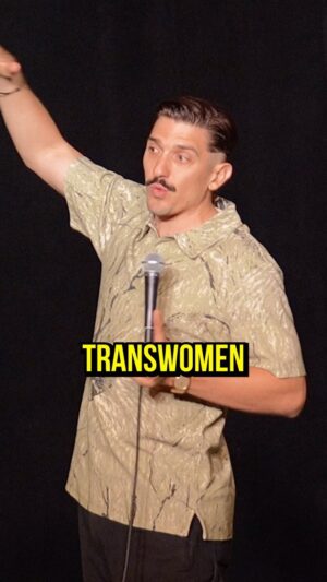 Andrew Schulz Instagram - Trans-Women in Women’s Sports… I like it…

#TheLifeTour 

Great edit @chifftie 🔥