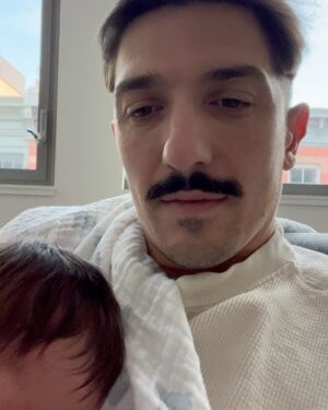 Andrew Schulz Instagram - Shiloh Jean Schulz. Welcome to the world my love. ❤️

You’ve got such an amazing journey ahead of you. I can’t wait to see it unfold. One day I’ll tell you the story of everything your mom went through to get you here. What an incredible woman you have look up to. We got lucky 😘. I hope I do a good job as your dad. It will be the one thing I judge my life on before I pass. I know you can’t read any of this yet but I am deliriously happy you’re here. I love you so much. ❤️

PS. Thank you for giving mom these colossal tits. We call them “The Heavies”. They’re really awesome. I’ve noticed you’ve been enjoying them too. We’ve got so much in common already. It’s gonna be great.