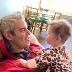 Andy Cohen Instagram - Tummy Time on my chest 💕