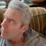 Andy Cohen Instagram - Early morning convo with Ben. Thanks for the gingerbread house, Mark n Kelly - as you can see, it’s a big hit! ♥️