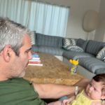 Andy Cohen Instagram - ⚡️ Teaching Lucy “St. Stephen”! ⚡️ #GetOnTheBus #GratefulDead #GratefulBaby