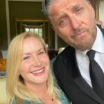 Angela Kinsey Instagram - Loved catching up with @craigyferg on his new podcast, Joy! Here we are looking fancy in Scotland. We talk all about it! I’ll put a link in my stories for ya. ❤️
