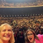 Angela Kinsey Instagram - My cowlick and I had a great time exploring Toronto! 1 & 2- my morning walk! 3- Backstage! (And the Whitest Sneaker Award goes to… 😉)4- Wow!! Thank you to everyone who came out to @jfltoronto ! What a blast! ❤️ 5- Thanks to our stage manager, Rob and Jaime and Rachelle for the glam! And to everyone who tagged us in pictures! I loved seeing them all! 6- Obsessed with this wallpaper at @ristorantesocialeto 7- And the bathroom mirror (Also the food was delicious!) 8- Apples by the hotel elevator! I loved it and I ate one!