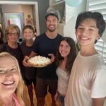 Angela Kinsey Instagram - 52! Such a wonderful day with my family! Billie & Janet thanks for flying out! And to Josh the pie was amazing and my Mom thanks for making me such a beautiful quilt and thanks to my kids for going on a long walk with me. Oh and you know my hummingbird friends had to stop by too. 😉And thanks to you all for the sweet birthday wishes. So very thankful to be 52! ❤️🎂