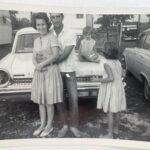 Angela Kinsey Instagram - Saturday Scrapbooking! Mom & Dad and my sisters. ❤️
