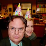 Angela Kinsey Instagram - Found this photo in my digital clutter this morning! What perfect timing because @rainnwilson … It. Is. Your. Birthday. Happy birthday fella! I just adore you and am so thankful to have you in my life! ❤️🎂