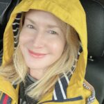 Angela Kinsey Instagram - Rainy day errands. Happy Friday folks! ❤️☔️