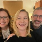 Angela Kinsey Instagram - Steve Carell joins us today on @officeladiespod to talk about his time on The Office! It was so wonderful to catch up with him. Thank you for sending in your questions! We had such a blast talking to Steve and we can’t wait for you to hear it! Link in bio to listen!❤️ #officeladies