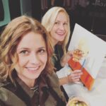 Angela Kinsey Instagram - Happy Birthday to my BFF! She makes everything more fun! @msjennafischer I’m so thankful for our friendship of almost twenty years! You are the best! I hope you have an awesome birthday! ❤️🎂🎉 (And yes, Jenna I picked this photo because a. you look adorable and b. can we please go back to this wine & canvas place??)