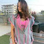 Anita Hassanandani Instagram - 🦩 Loving it @mashbymalvikashroff 🌸 📸 @ruchitakjainphotography