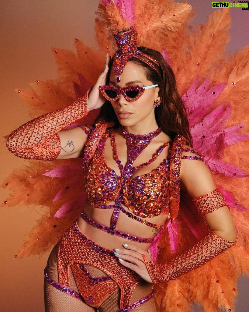 Anitta Instagram - 4th day, Carnaval 2024 🩷🧡 São Paulo São Paulo, Brazil