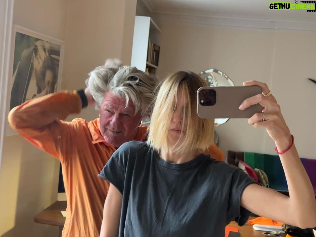 Anja Rubik Instagram - My hair whisperer ✂️💇‍♀️ @hairbychristiaan