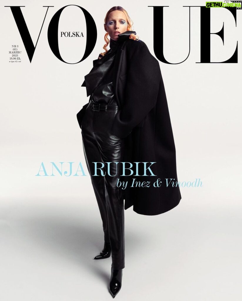 Anja Rubik Instagram - Happy 5th Birthday @vogue.polska March 2023 ✨ Marzec 2023 As a guest editor this magazine is largely dedicated to my journey in fashion however my goal is to bring you closer to my world. Everything that I love and care about brought to life with words and images. From women that I work with, my incredible team at SEXEDPL, art and artists that inspire me to an intimate conversation with friend and creative director of Saint Laurent Anthony Vaccarello. Chociaż wydanie, którego jestem gościnną redaktorką, głównie skupia się na moim 25-letnim dorobku w modzie, to jednocześnie zależało mi, by na jego łamach przybliżyć Wam mój świat. Przekazać słowami i zdjęciami wszystko to, co kocham i na czym mi zależy. Od kobiet, z którymi pracuję, przez mój wspaniały zespół w SEXEDPL, sztukę i artystów, którzy mnie inspirują, po intymną rozmowę z przyjacielem i dyrektorem kreatywnym Saint Laurent, Anthonym Vaccarello. photographers: @inezandvinoodh styling: @paulsinclaire make-up: @wendyrowe hair: @eugenesouleiman