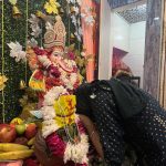 Anjali Arora Instagram - गणेश चतुर्थी की हार्दिक शुभकामनाएं!🙏🏻💐 #ganeshchaturthi #anjaliarora #jaishreeram