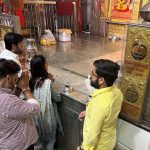 Anjali Arora Instagram - Jai Balaji🙏🏻🧿 (sukoon)🧿❤️ #salaar #salasarbalaji #darshan Salasar Balaji Temple