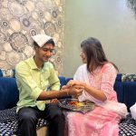 Anjali Arora Instagram - 🤍🤍🧿🧿❤️❤️ #rakshabandhan #anjaliarora