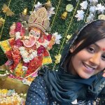 Anjali Arora Instagram - गणेश चतुर्थी की हार्दिक शुभकामनाएं!🙏🏻💐 #ganeshchaturthi #anjaliarora #jaishreeram