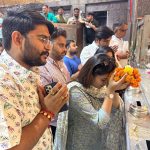 Anjali Arora Instagram - Jai Balaji🙏🏻🧿 (sukoon)🧿❤️ #salaar #salasarbalaji #darshan Salasar Balaji Temple