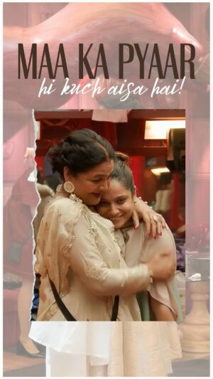 Ankita Lokhande Instagram - A mother’s love is like a pillar of strength and support. It’s an unshakeable foundation ❤️ 

Credits:-
Outfit: @nolabels_in
Styled by: @hemlataa9 @stylebyhemlataa
Assisted by: @saloni142_
Team: @akkshaajaiin_5 @styleby.foram

@colorstv @beingsalmankhan @officialjiocinema @endemolshineind 

#AnkitaLokhande #Ankita #Maa #Bond #AnViInBiggBoss #BiggBoss #BB17 #DilDimaagAurDum #Colors #SalmanKhan #JioCinema