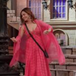 Ankita Lokhande Instagram - Roses are red, violets are blue, today she's rocking pink – how 'bout you? 😌💖 Outfit: @ease_kv Jewellery: @adan_creation_ Styled By: @hemlataa9 @stylebyhemlataa Assisted By: @saloni142_ @colorstv @beingsalmankhan @officialjiocinema @endemolshineind #AnkitaLokhande #Ankita #AnkitaIsTheBoss #AnViInBiggBoss #BiggBoss #BB17 #DilDimaagAurDum #Colors #SalmanKhan #JioCinema