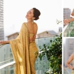 Ankita Lokhande Instagram - Golden hour who? 🌞 Credits- Outfit: @dishapatilpretcouture Jewel: @ekvayajewels Styled By: @hemlataa9 @stylebyhemlataa with @saloni142_ Clutch-@oceana_clutches Hair: @the_art_case_byfarah Makeup:@shraddha.naik Photographer: @rohitsrivastava_ @ajay.inscape Video/Reel by: @apoorvds #Ankita #AnkitaLokhande #ZeeCinemaAwards #Traditional #Saree #GoldenHour [Ankita Lokhande, Ankita, Zee Cinema, Awards, Gratitude, Traditional, Saree, Golden hour]