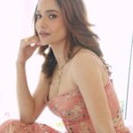 Ankita Lokhande Instagram - I have always been delighted at the prospect of a new day, a fresh try, one more start, with perhaps a bit of magic waiting somewhere behind the morning. J. B. Priestley Outfit: @oldmarigoldindia Jewellery: @_bookyourlook_ Styled by: @hemlataa9 @stylebyhemlataa with @saloni142_ Intern: @vrinda.kanwar Hair: @the_art_case_byfarah Makeup - @makeupbyrishabk Shot by - @photographybyrishabk
