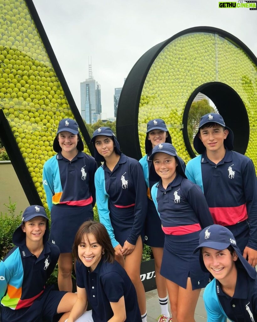 Anne Nakamura Instagram - 🎾 Melbourne for AO2023 🎾 @ralphlauren @poloralphlauren @australianopen #AusOpen2023 #poloralphlauren Melbourne Park Tennis Centre
