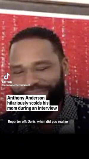 Anthony Anderson Instagram - My mama @theofficialmamadoris is something else. In the middle of our zoom interview she starts folding her draws on camera! Ain’t nobody got time for that! #justakidfromcompton #huskyandhandsome #acbarbeque
