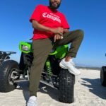 Anthony Anderson Instagram - When @deecamzi says “Lets Go!”, I go! When ended up at @atlantis_dunes and I got sand in my beard! Not gonna say who crashed at the end! All I can say is it wasn’t me! #justakidfromcompton #fromcomptontocapetown #huskyandhandsome #acbarbeque Rugby, Western Cape, South Africa