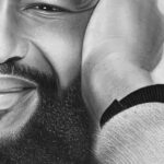 Anthony Anderson Instagram - FINAL DRAWING OF @anthonyanderson ❤️❤️ (50×62cm) Graphite pencils and charcoal on paper It was so interesting working on this piece and I feel so happy to finally share it with you!🫶🏽 Swipe to see some really nice details ➡️
