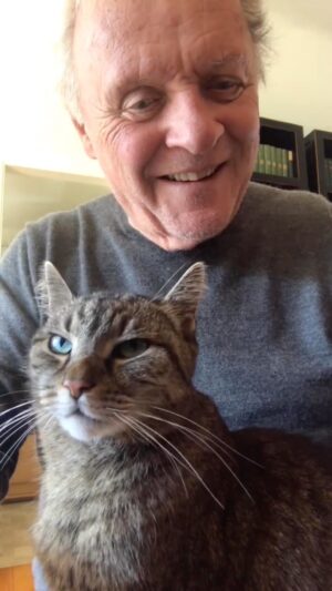 Anthony Hopkins Instagram - Our beloved Niblo, forever in our hearts. And The Waltz Goes On 🌈💔 2009-2022