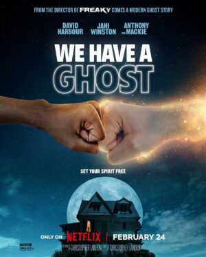 Anthony Mackie Instagram - We are the Presley’s and we have a ghost! 🥰 Only on Netflix February 24
Check out the trailer in my story for a good laugh!